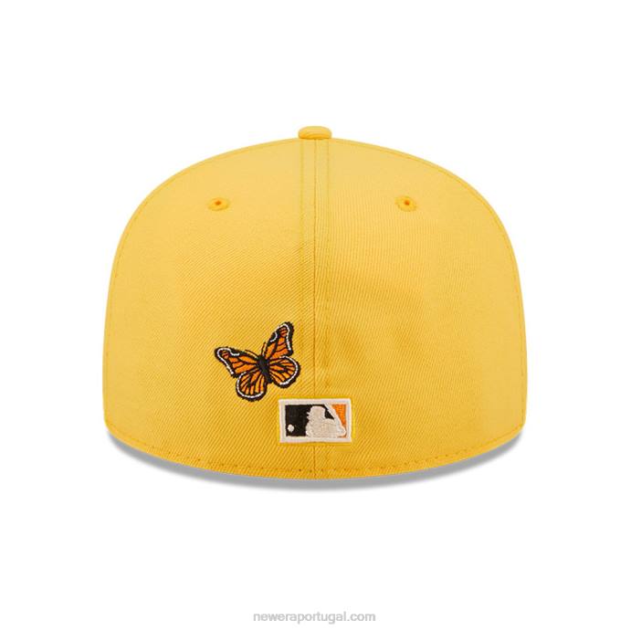 FFTN680 New Era Boné philadelphia phillies mlb borboleta amarelo 59fifty