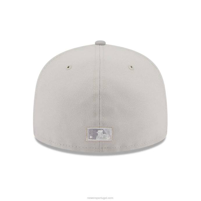 FFTN682 New Era toronto blue jays aniversário boné cinza 59fifty