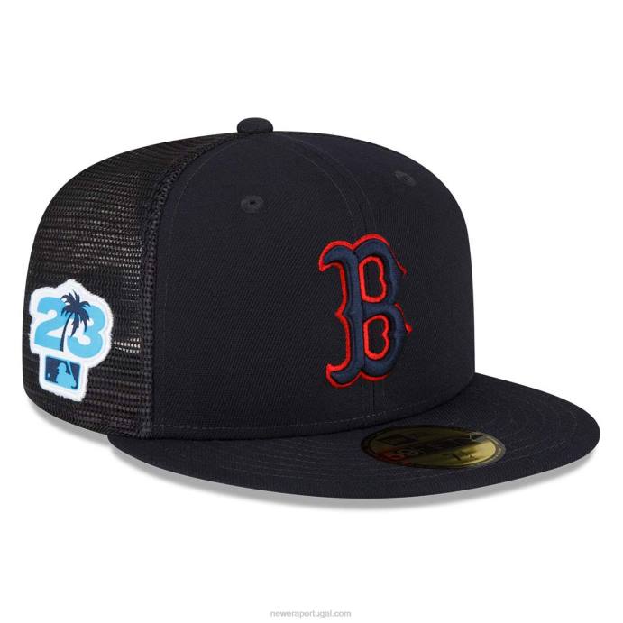 FFTN686 New Era Boné boston red sox mlb spring training azul 59fifty