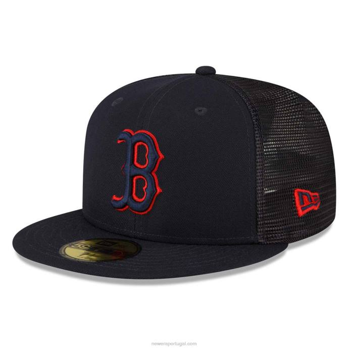 FFTN686 New Era Boné boston red sox mlb spring training azul 59fifty