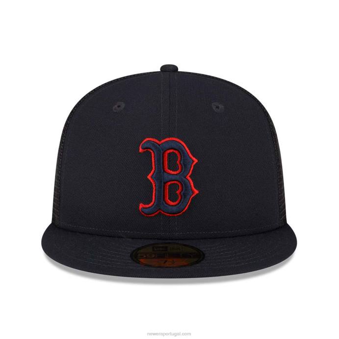 FFTN686 New Era Boné boston red sox mlb spring training azul 59fifty
