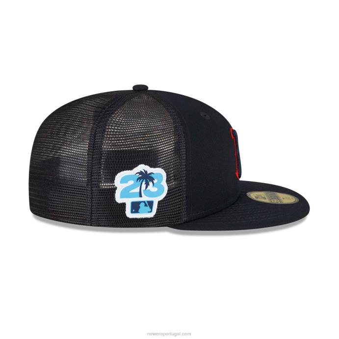 FFTN686 New Era Boné boston red sox mlb spring training azul 59fifty