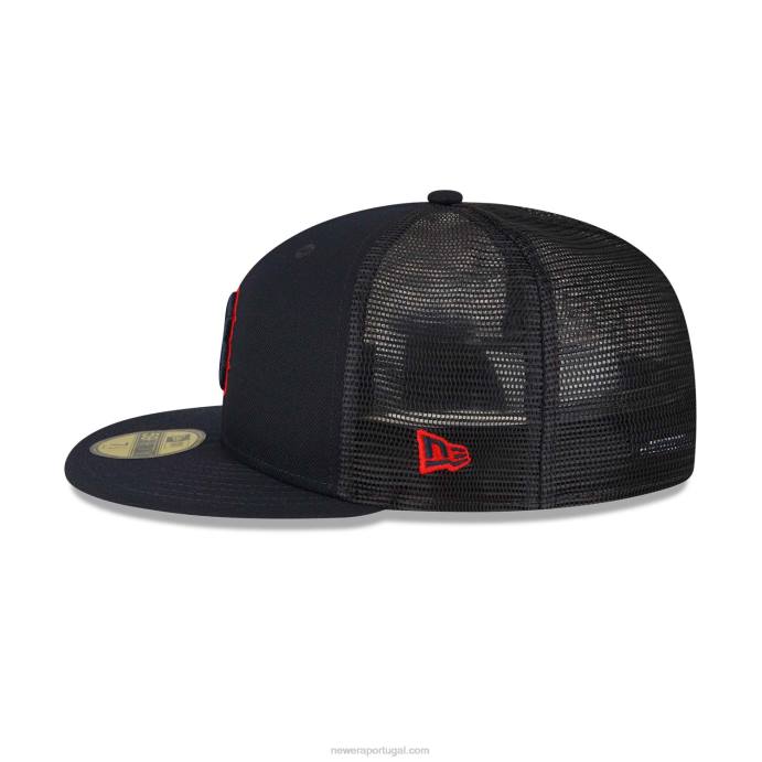 FFTN686 New Era Boné boston red sox mlb spring training azul 59fifty