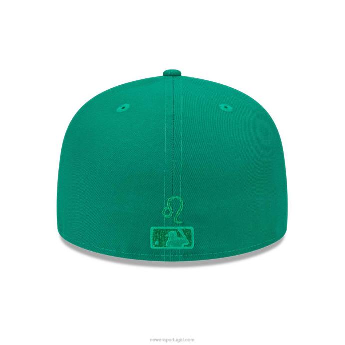 FFTN68 New Era boné la dodgers verde zodiac 59fifty