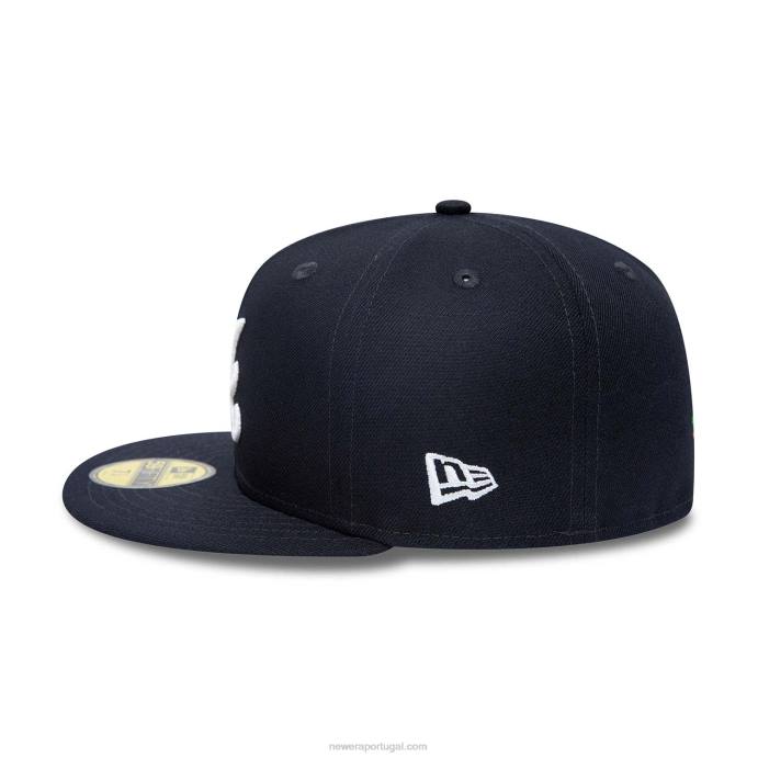 FFTN691 New Era Boné Atlanta Braves Navy Stateview 59Fifty