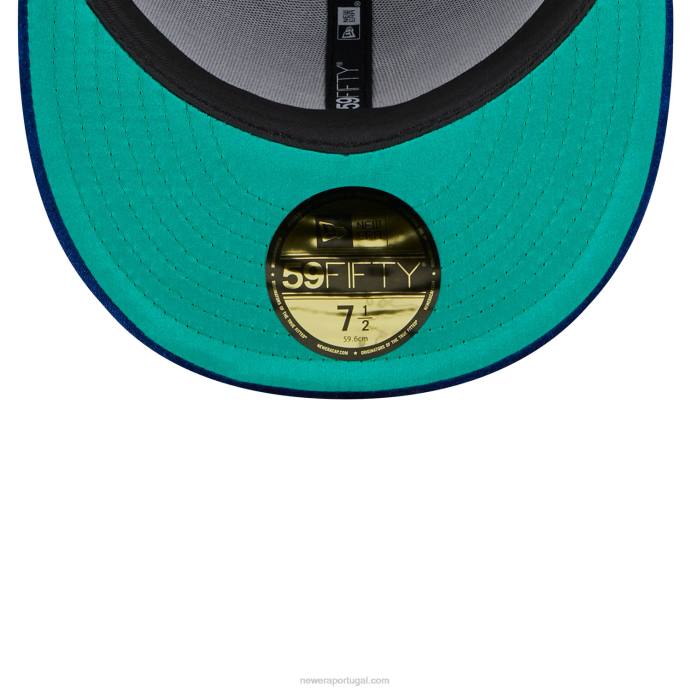 FFTN696 New Era boné la dodgers veludo azul 59fifty