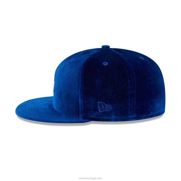 FFTN696 New Era boné la dodgers veludo azul 59fifty