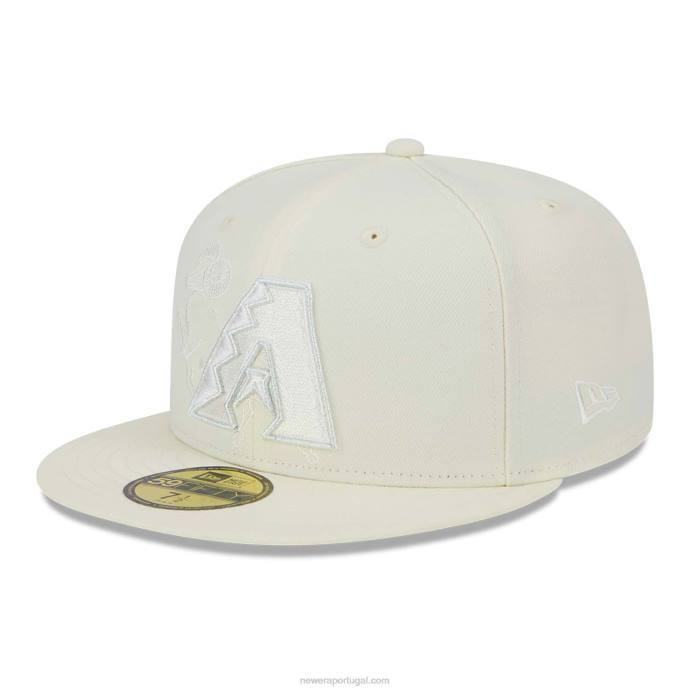 FFTN6 New Era arizona Diamondbacks Zodiac White Boné 59Fifty