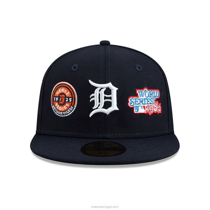 FFTN700 New Era boné detroit tigers historic champs navy 59fifty