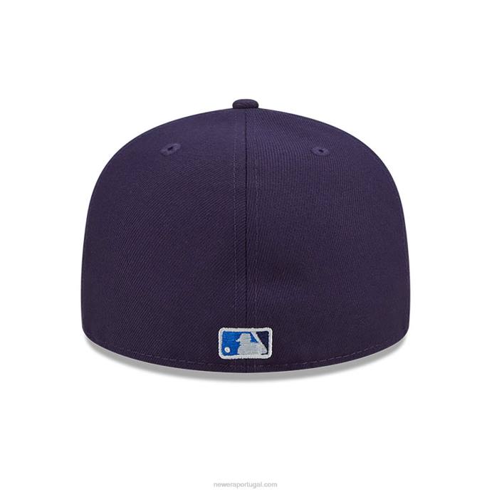 FFTN702 New Era Milwaukee Brewers Mono Navy Camo 59Fifty Boné Justo
