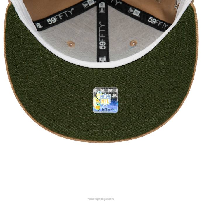 FFTN708 New Era boné jacksonville jaguars nfl times bege 59fifty