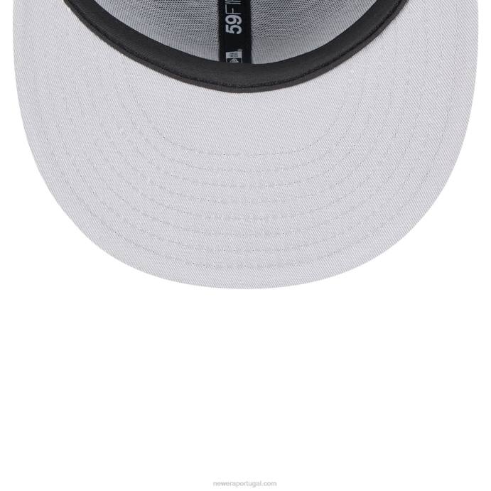 FFTN70 New Era Boné Oakland Athletics Planetary Preto 59Fifty