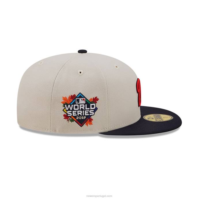 FFTN710 New Era Boné Washington Fall Classic Branco 59Fifty