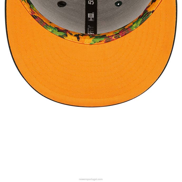 FFTN712 New Era boné chicago white sox folhoso verde escuro 59fifty