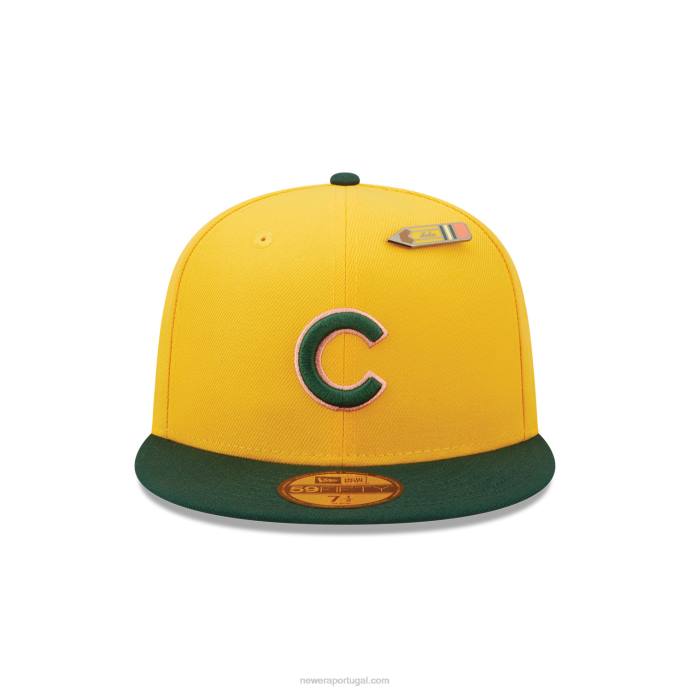 FFTN721 New Era chicago cubs volta às aulas boné amarelo 59fifty