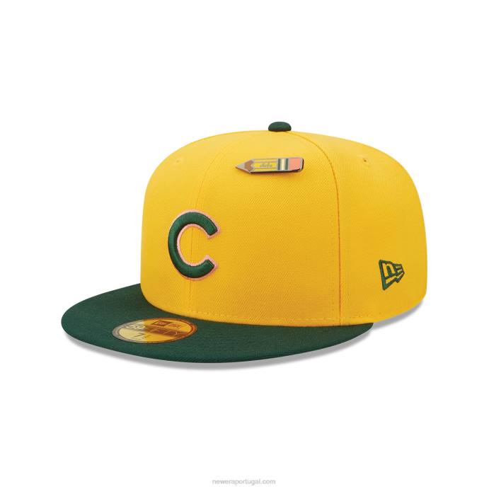 FFTN721 New Era chicago cubs volta às aulas boné amarelo 59fifty
