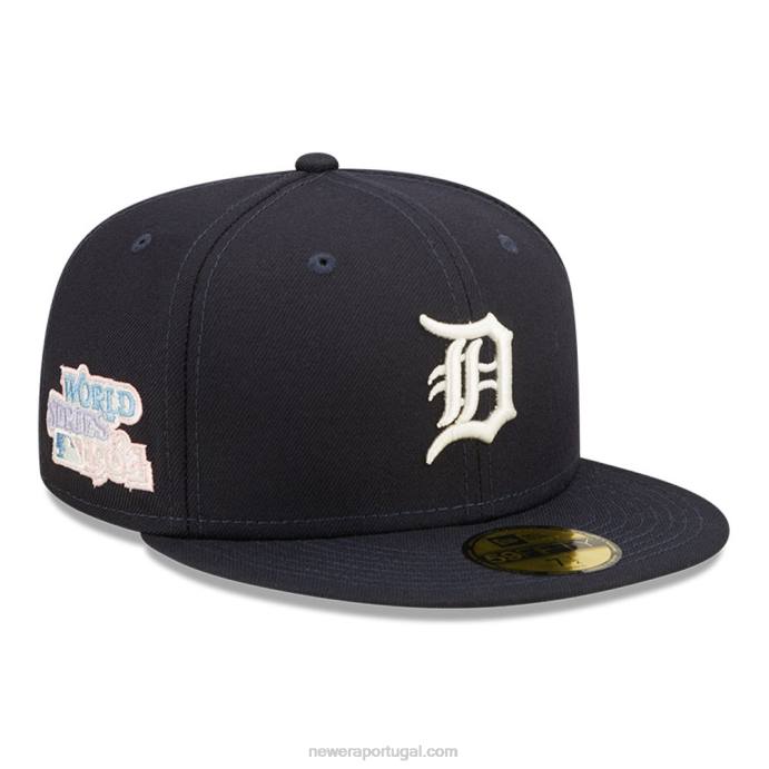FFTN724 New Era boné justo Detroit Tigers mlb pop sweat navy 59fifty