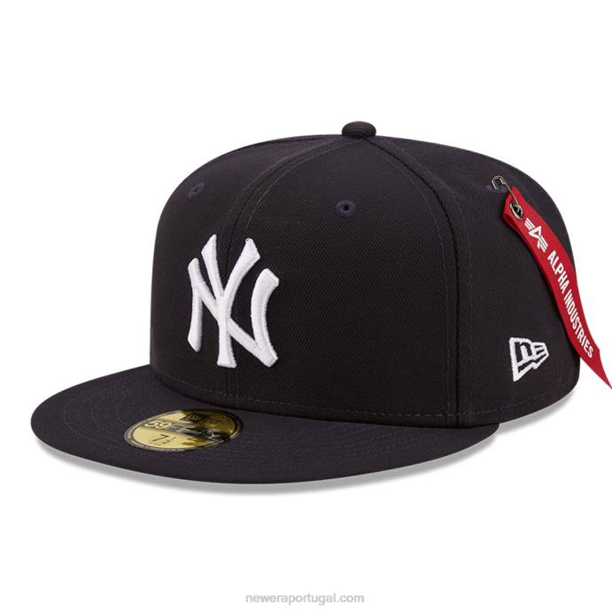 FFTN725 New Era new york yankees x alpha Industries boné 59fifty da marinha