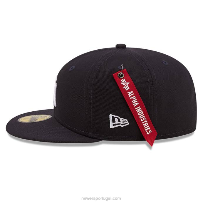FFTN725 New Era new york yankees x alpha Industries boné 59fifty da marinha