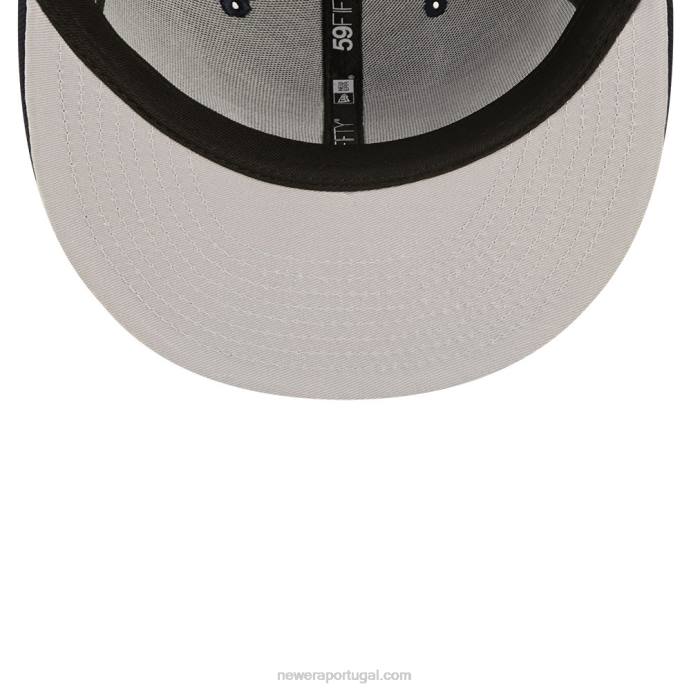 FFTN729 New Era brooklyn nets boné nba americana navy 59fifty ajustado