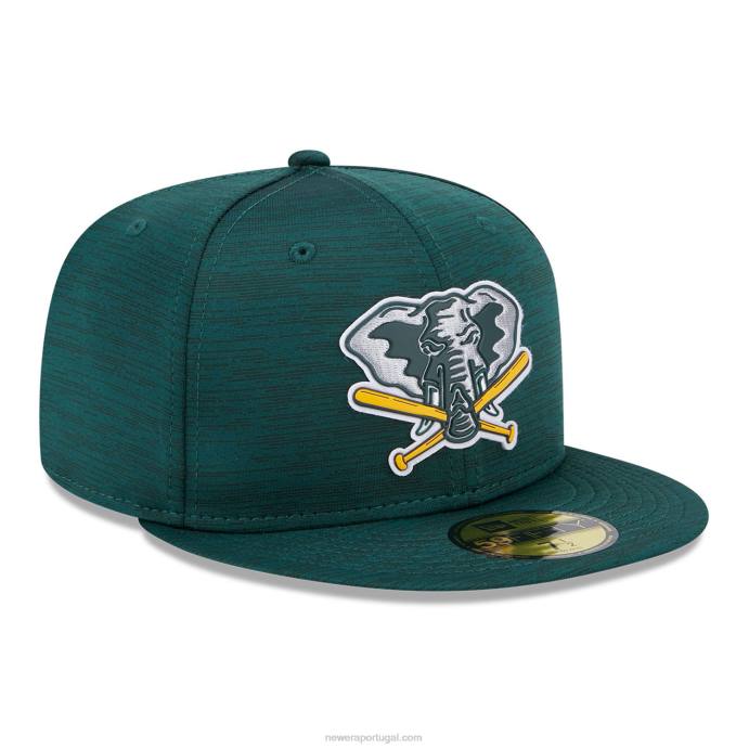 FFTN72 New Era Oakland Athletics mlb clubhouse boné verde 59fifty