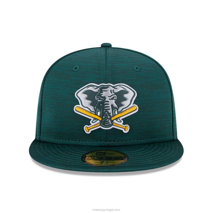 FFTN72 New Era Oakland Athletics mlb clubhouse boné verde 59fifty