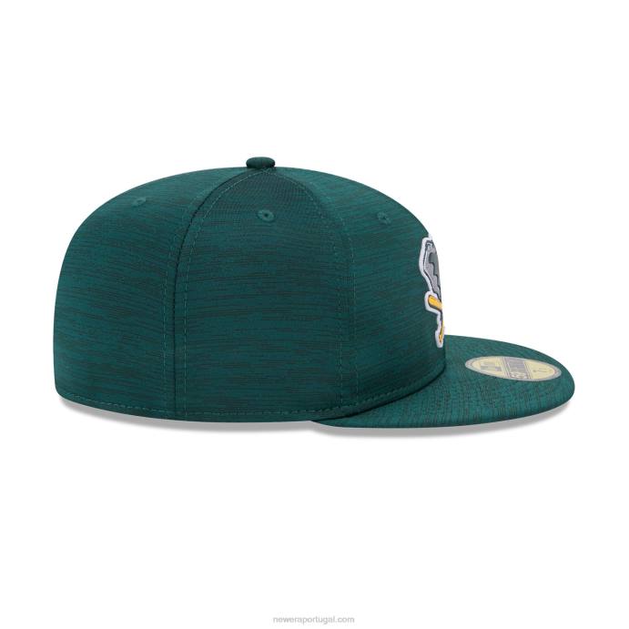 FFTN72 New Era Oakland Athletics mlb clubhouse boné verde 59fifty