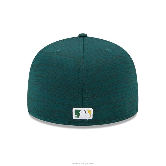 FFTN72 New Era Oakland Athletics mlb clubhouse boné verde 59fifty