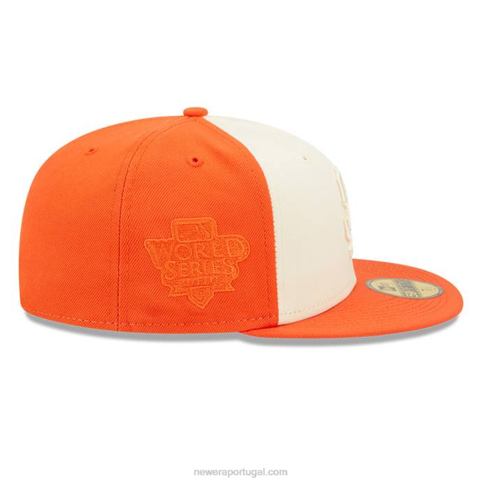 FFTN730 New Era Boné san francisco Giants mlb laranja 59fifty em 2 tons