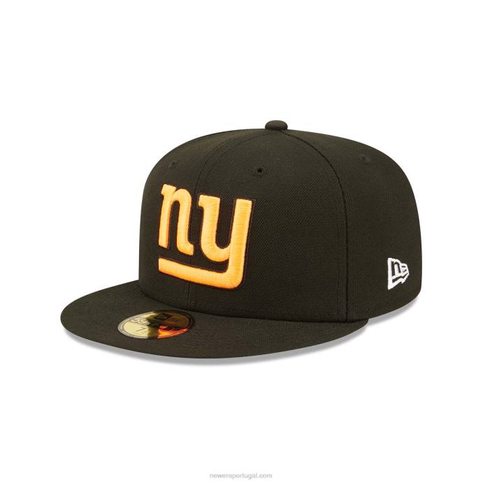 FFTN731 New Era boné justo New York Giants Summer Pop preto 59fifty