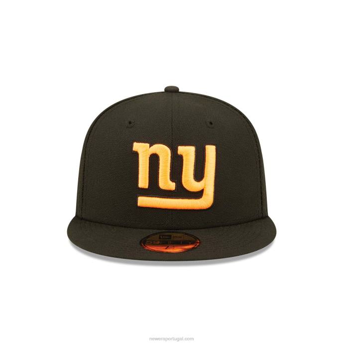 FFTN731 New Era boné justo New York Giants Summer Pop preto 59fifty
