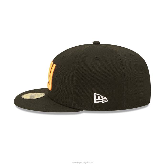 FFTN731 New Era boné justo New York Giants Summer Pop preto 59fifty