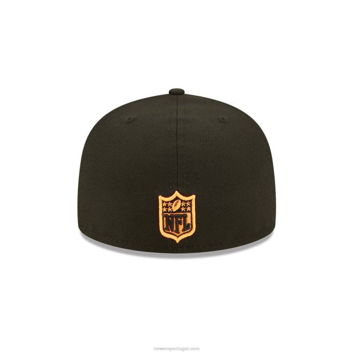 FFTN731 New Era boné justo New York Giants Summer Pop preto 59fifty