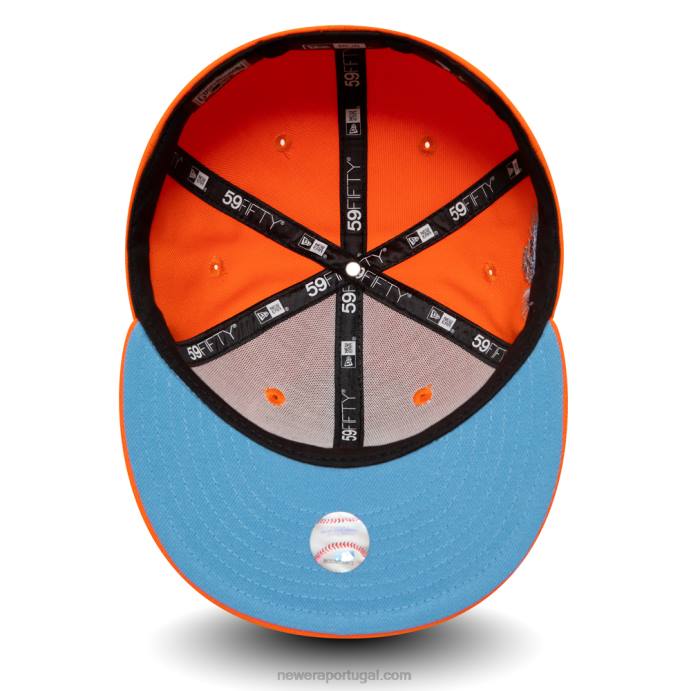 FFTN733 New Era boné justo chicago white sox spotlight laranja 59fifty