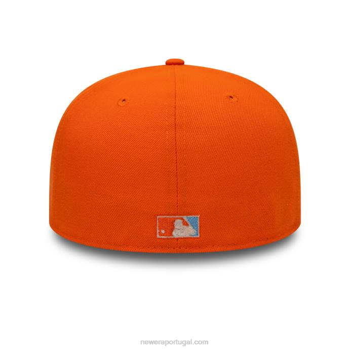 FFTN733 New Era boné justo chicago white sox spotlight laranja 59fifty