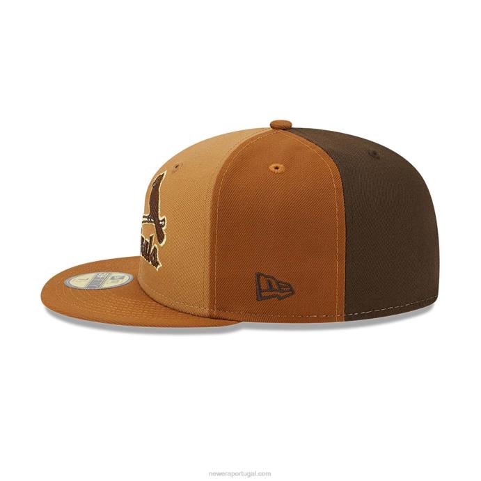 FFTN73 New Era st. boné Louis Cardinals tritone brown 59fifty ajustado