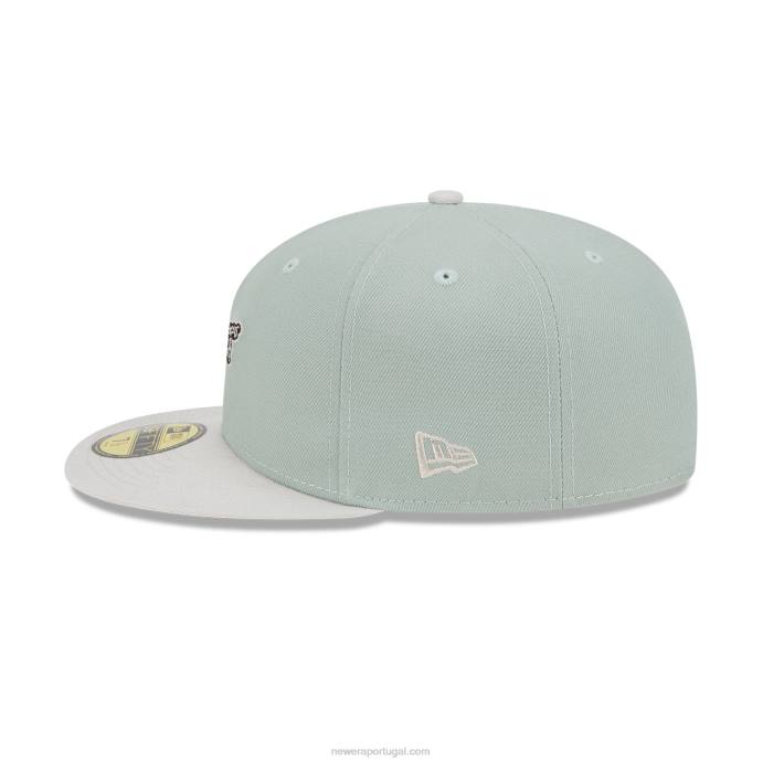 FFTN740 New Era boné Oakland Oaks Hometown Roots Verde 59Fifty