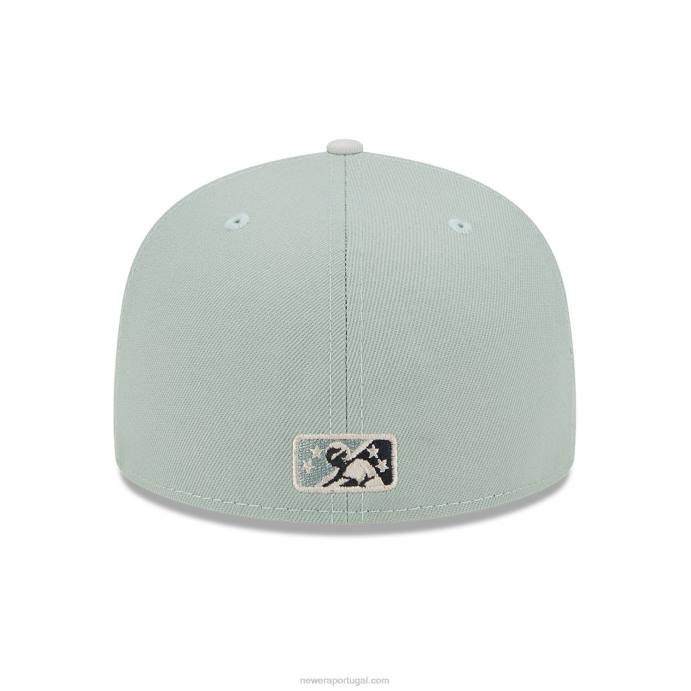 FFTN740 New Era boné Oakland Oaks Hometown Roots Verde 59Fifty