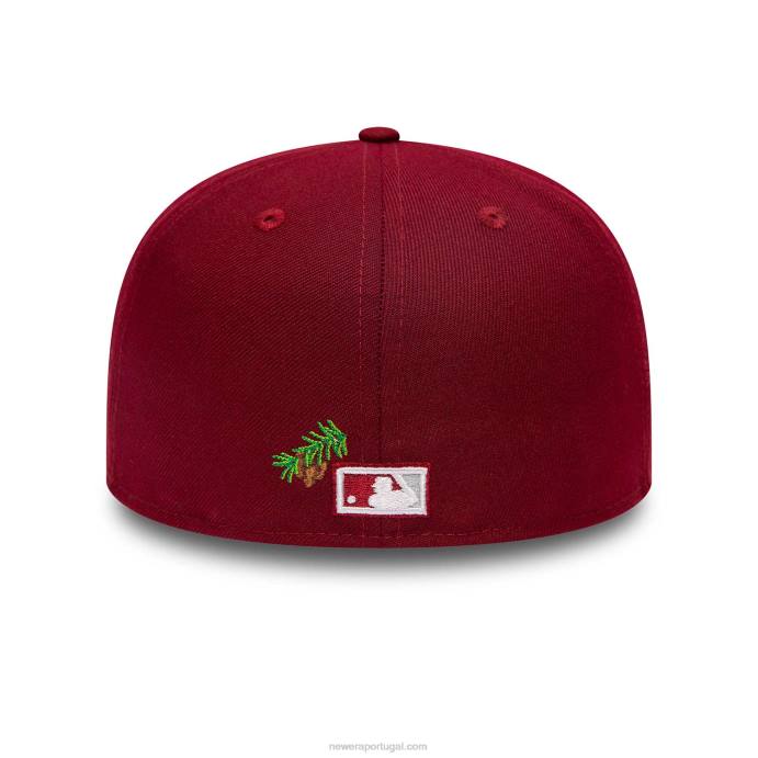 FFTN747 New Era boné justo philadelphia phillies stateview vermelho 59fifty