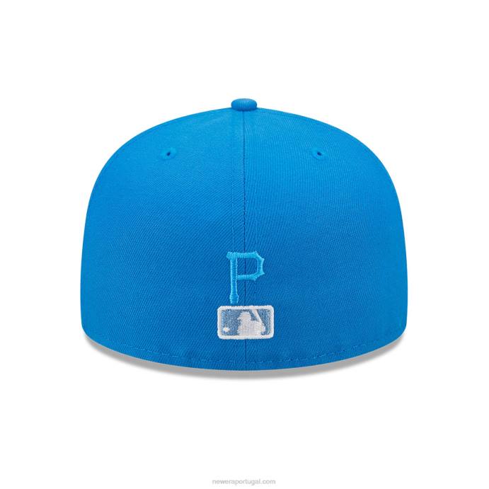 FFTN755 New Era boné ajustado pittsburgh pirates snow day azul 59fifty