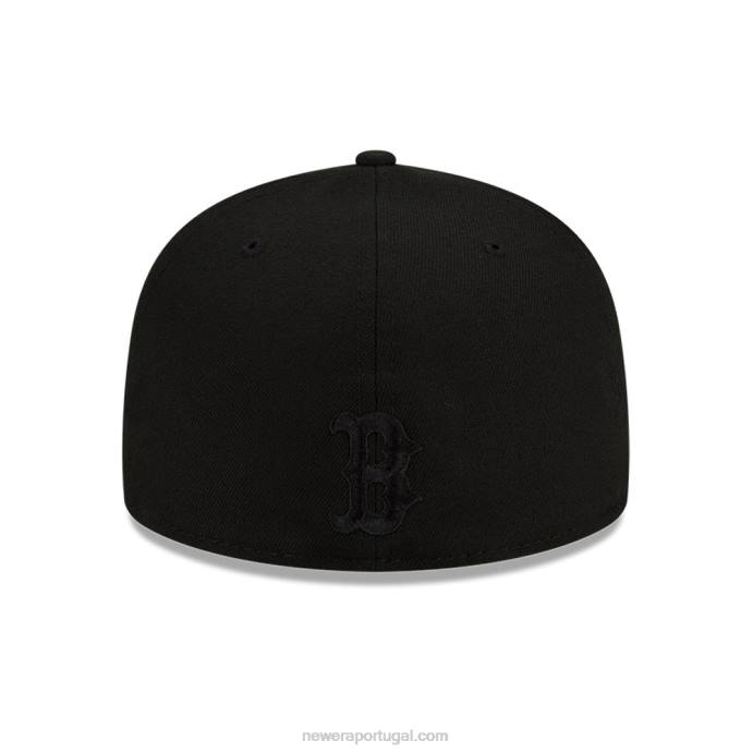 FFTN758 New Era boné boston red sox mlb team fire black 59fifty