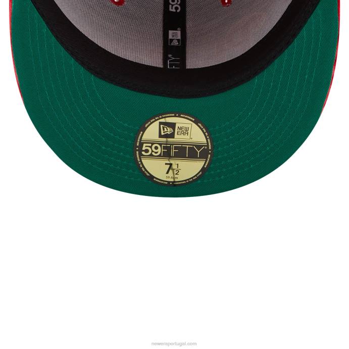 FFTN75 New Era Boné justo philadelphia phillies vintage cordão vermelho 59fifty