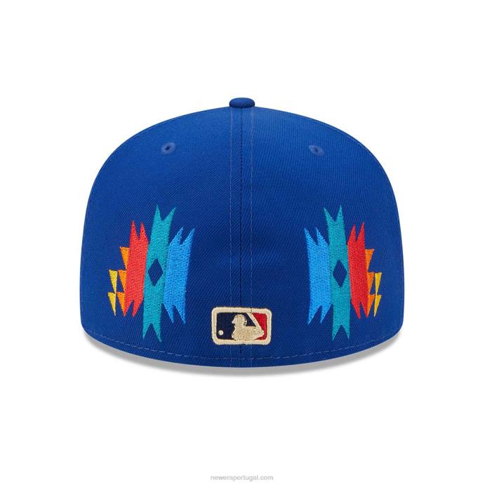 FFTN762 New Era Boné Chicago Cubs Southwestern Blue 59Fifty