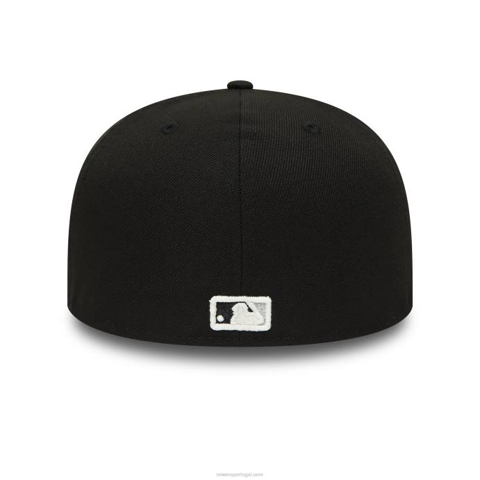 FFTN769 New Era boton red sox brilha no escuro boné preto 59fifty