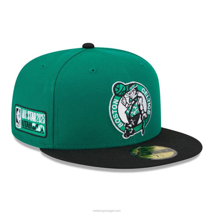 FFTN76 New Era boston celtics nba all star game boné verde 59fifty