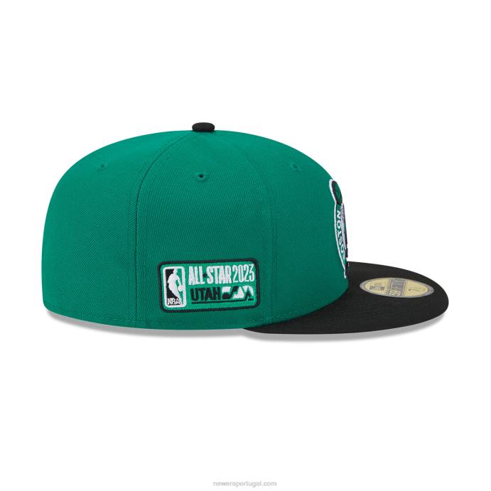 FFTN76 New Era boston celtics nba all star game boné verde 59fifty