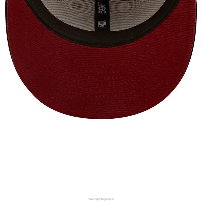 FFTN771 New Era boné clássico pittsburgh pirates fall branco 59fifty
