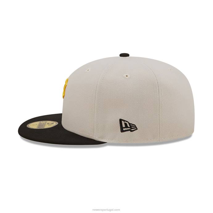 FFTN771 New Era boné clássico pittsburgh pirates fall branco 59fifty