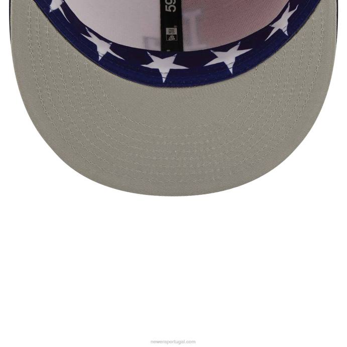 FFTN779 New Era boné la dodgers pinwheel americana red 59fifty