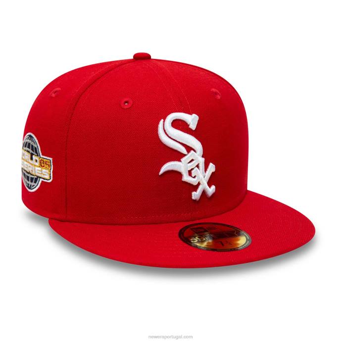 FFTN77 New Era chicago white sox world series boné vermelho 59fifty